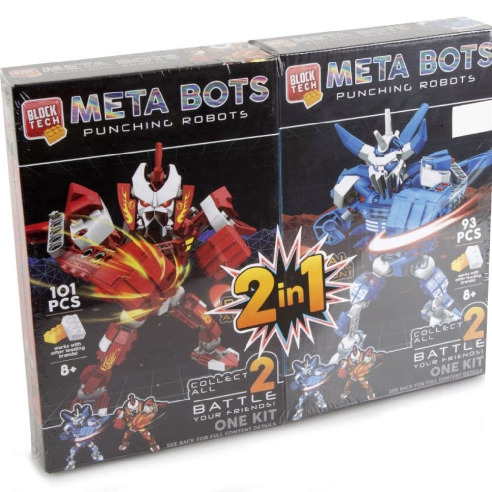 Block tech meta bots punching robots kits